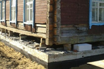 Старые японские фундаменты в селе Стародубское