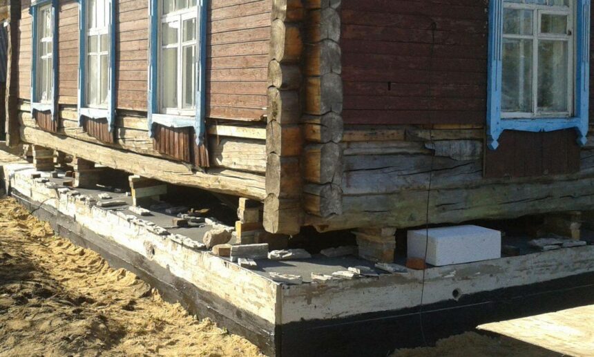 Старые японские фундаменты в селе Стародубское