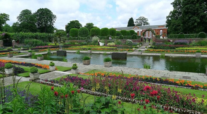 Королевский сад Кенсингтон в Лондоне