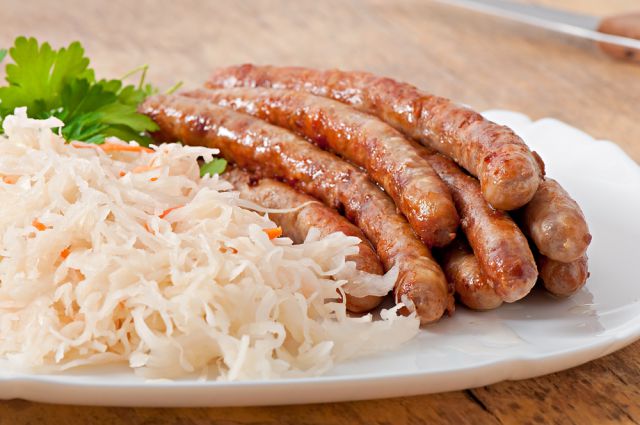 Немецкая кухня - колбасы, квашеная капуста и пиво