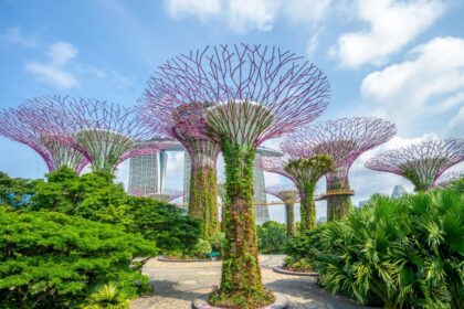 Цветочный рай Gardens by the Bay в Сингапуре