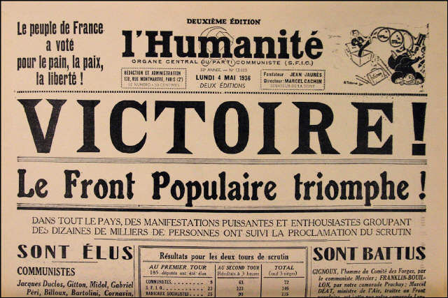 L’Humanité – социалистическаяTradition Парижа, Франция