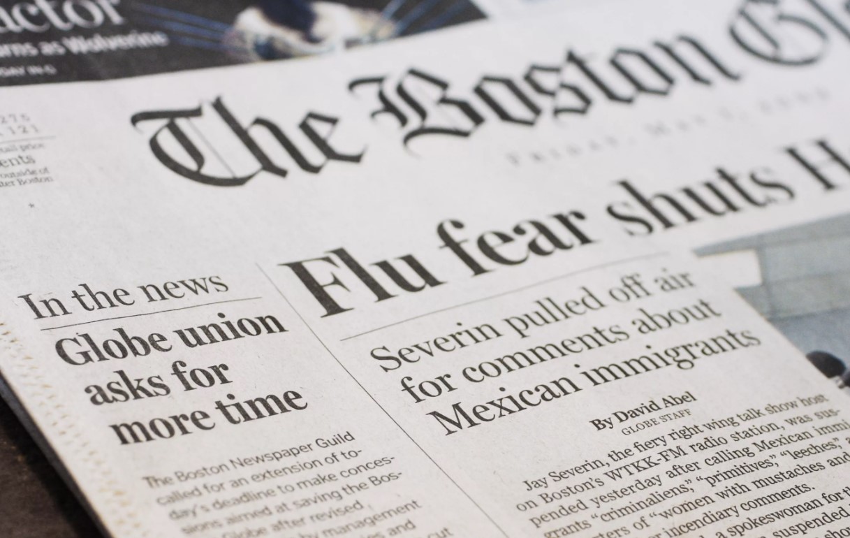 The Boston Globe — культурный центр Бостона, США, на страницах газеты