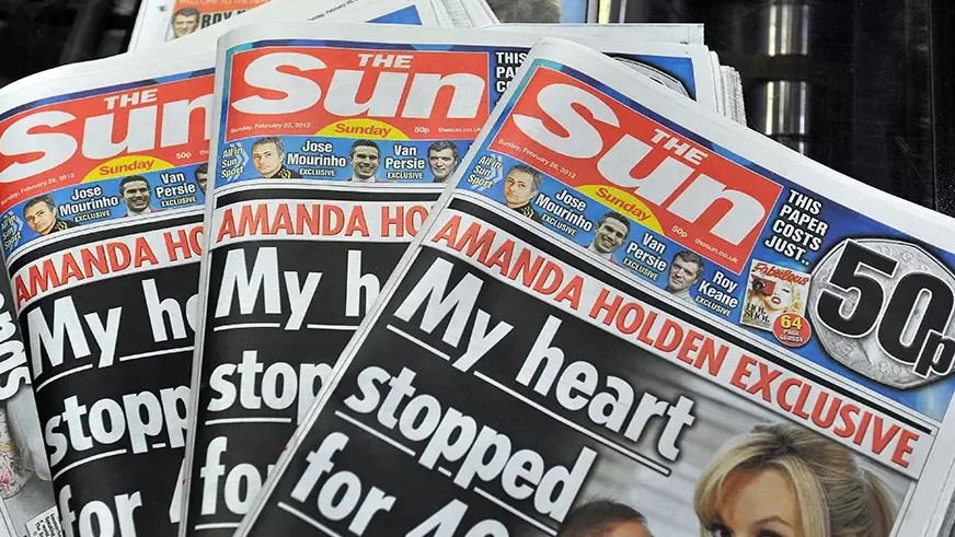 The Sun — таблоид с характером из Лондона, Великобритания