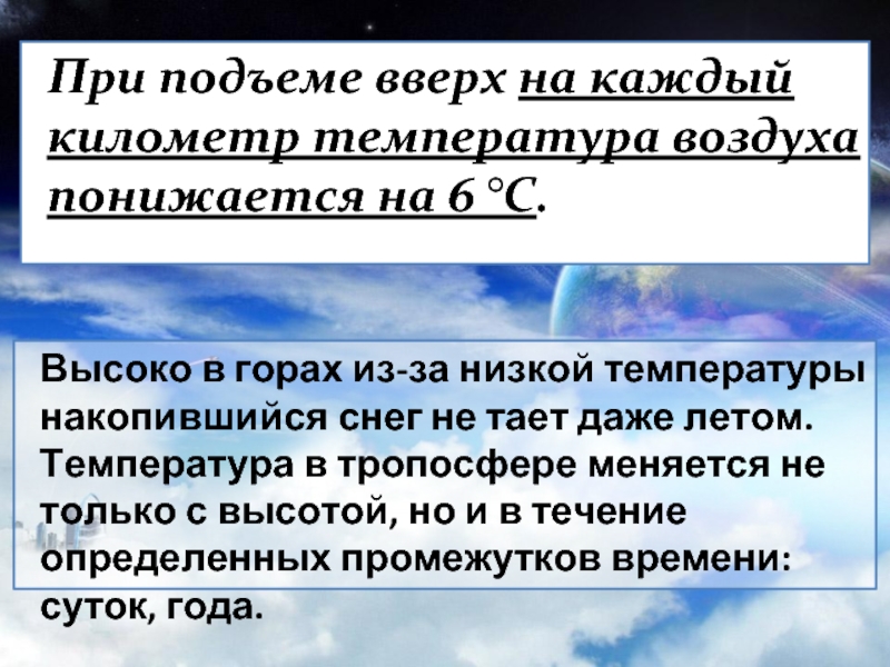 Изменения температуры с высотой: физические принципы