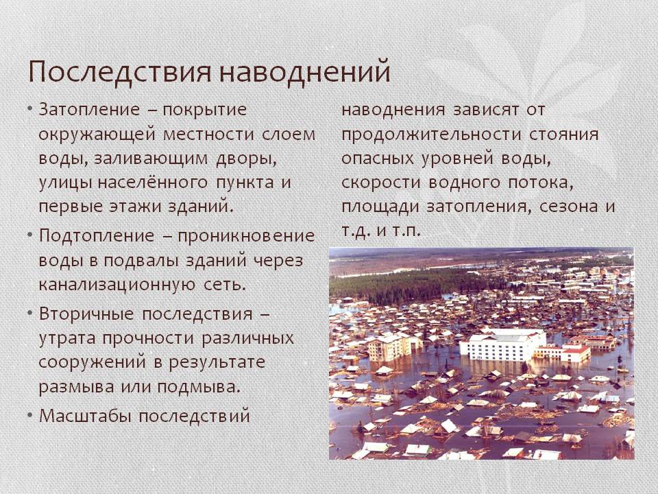 Паводковые наводнения
