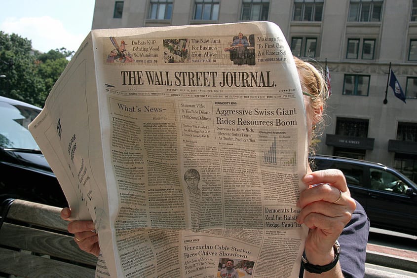 История создания The Wall Street Journal